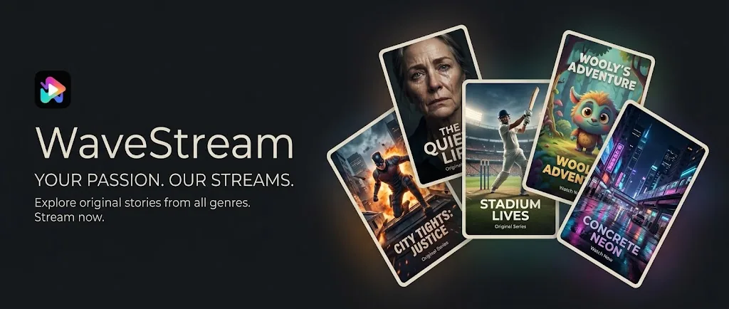 VidiWave — movies, series and live TV for India